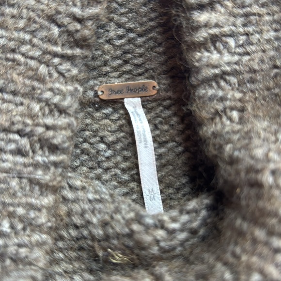 Free People Sweater Brown Womens M - Picture 7 of 9